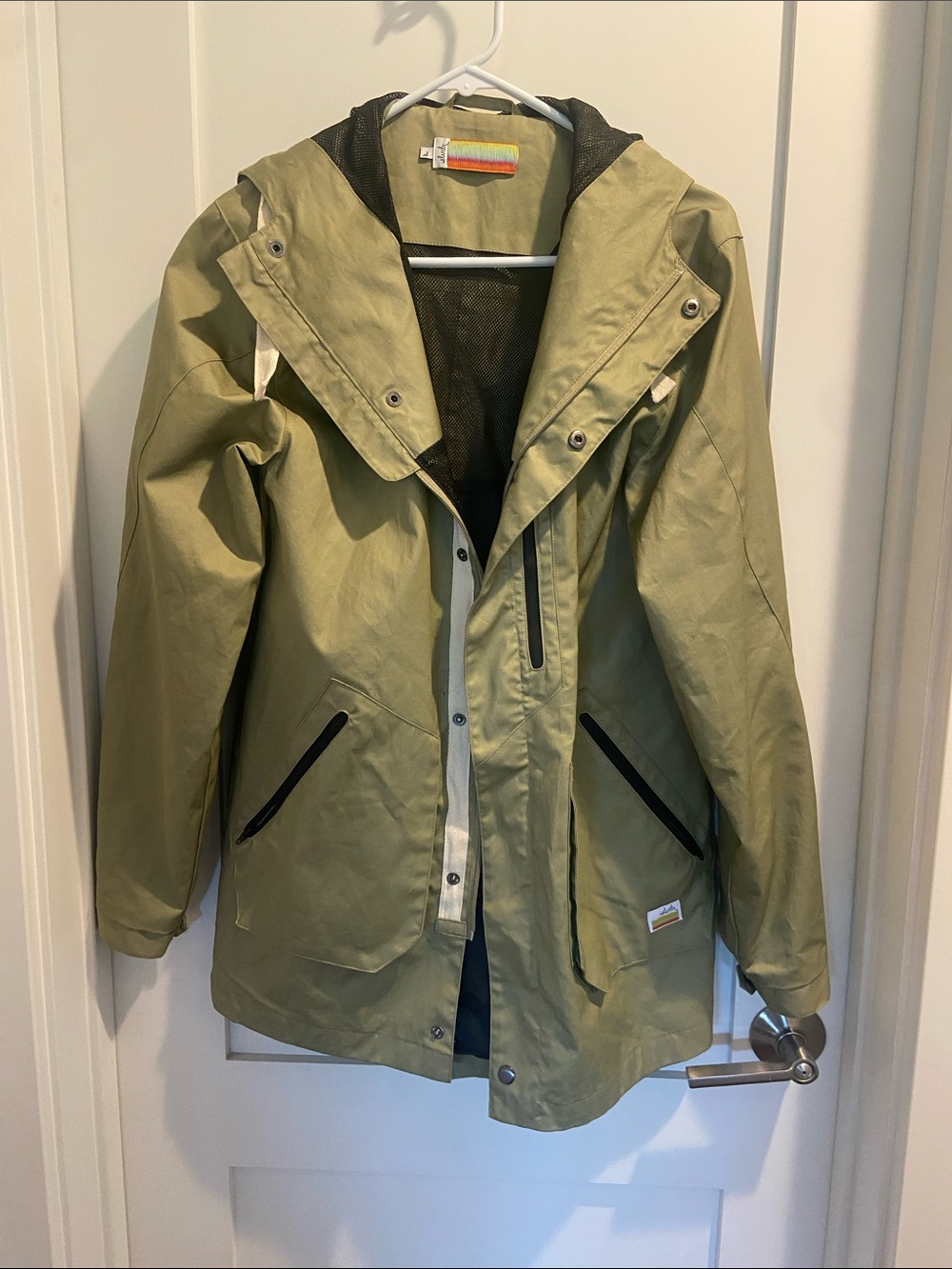 Olive Green women’s Raincoat